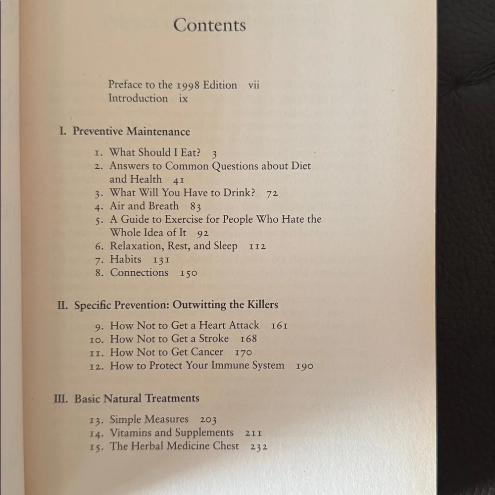 “Natural Health, Natural Medicine” Paperback Book by Andrew Weil